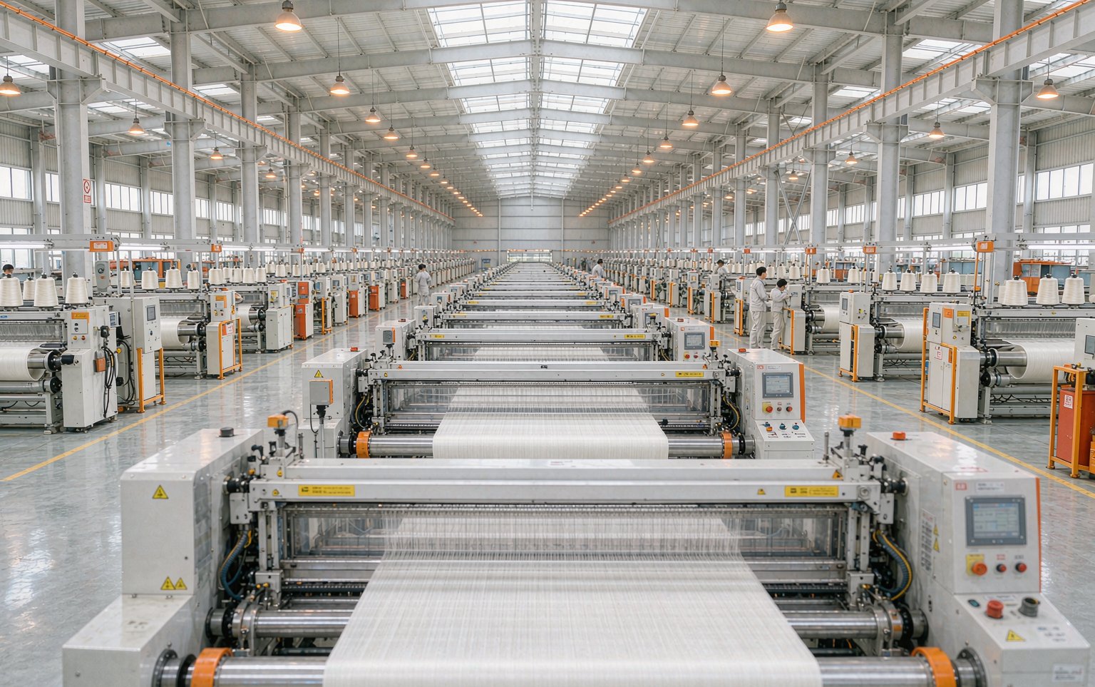 GuangSou fiberglass weaving and coating production lines