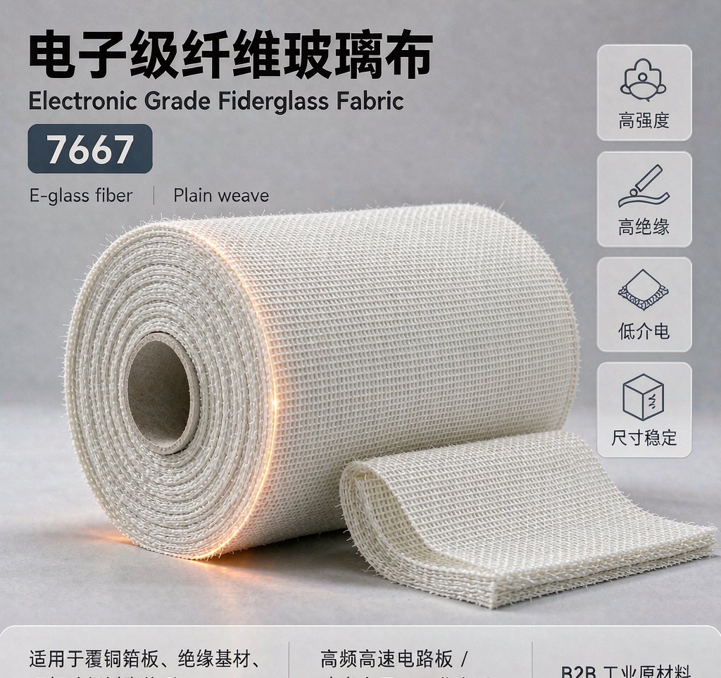 7667 electronic grade fiberglass cloth